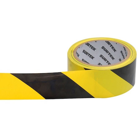 Surtek Black And Yellow Signaling Tape 18M 138060